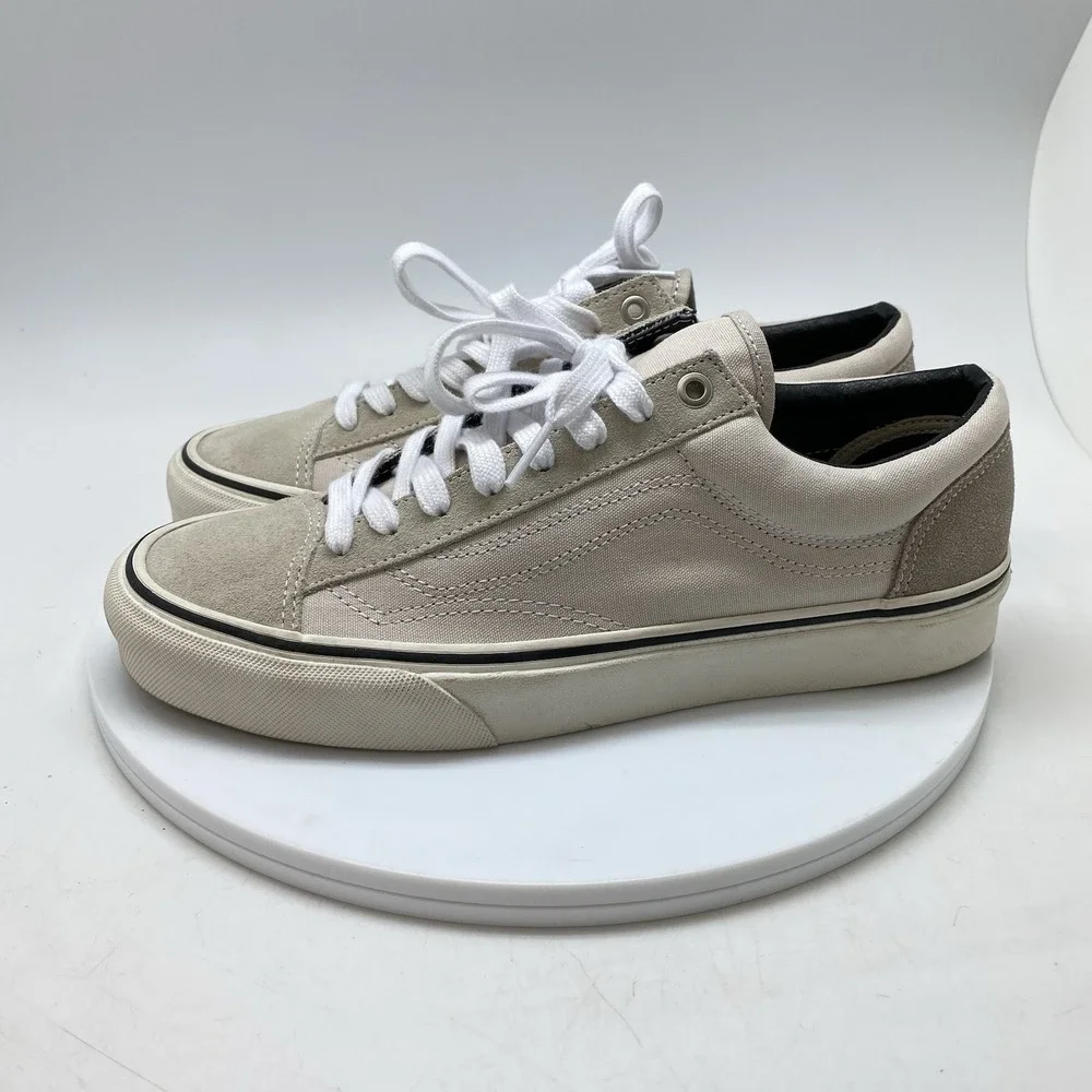 Vans Style 36 Sneakers Mens‎ 8 Old Skool Low Top Skate Beige Causal Shoes 721278